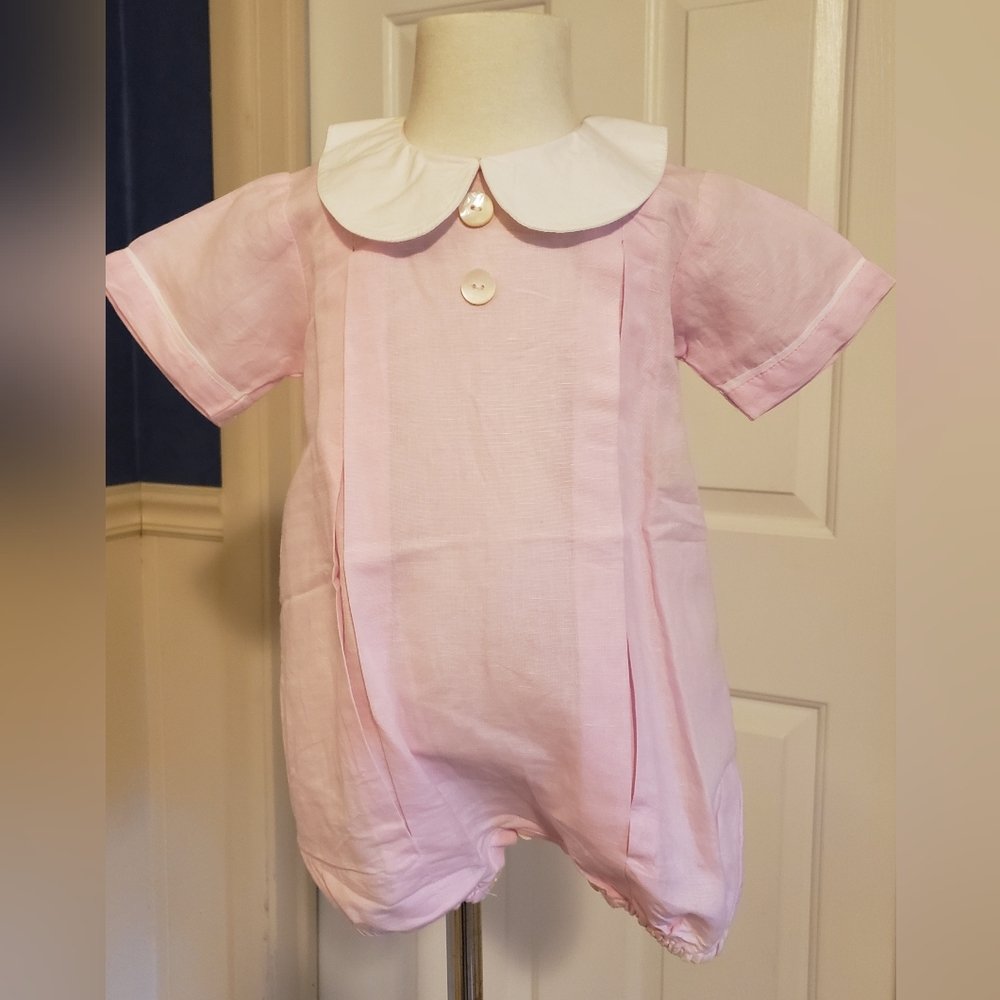NWT Child Powell Craft Linen Romper